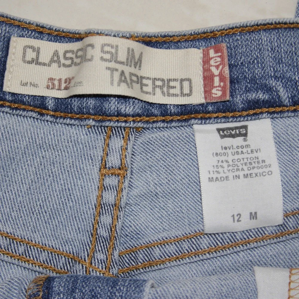 Levi's‎ 512 Classic Slim Tapered Jeans Light Wash Women Size 12 M